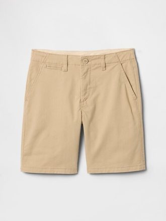 Dětské 7″ uvolněné khaki šortky
