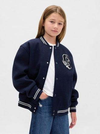 dtsk bunda bombardr s logem varsity 2 330x440 - Dětsk&aacute; bunda Bombard&eacute;r s logem Varsity