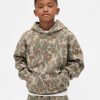 Dětská mikina s kapucí VintageSoft Relaxed Camo