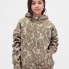 Dětská mikina s kapucí VintageSoft Relaxed Camo