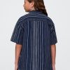 Dětská uvolněná košile Indigo Stripe